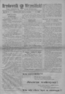 Orędownik Wrzesiński: organ urzędowy na powiat wrzesiński 1920.09.25 R.2 Nr97