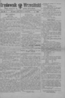 Orędownik Wrzesiński: organ urzędowy na powiat wrzesiński 1920.10.02 R.2 Nr99
