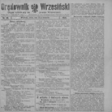 Orędownik Wrzesiński: organ urzędowy na powiat wrzesiński 1920.11.10 R.2 Nr110