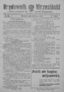 Orędownik Wrzesiński: organ urzędowy na powiat wrzesiński 1920.12.01 R.2 Nr116