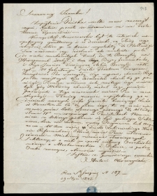 Listy od Oleszczyńskiego Antoniego