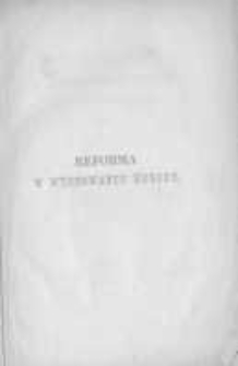 Reforma w wychowaniu kobiet i w użyciu ich czasu i pracy
