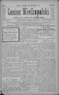 Goniec Wielkopolski: najtańsze pismo codzienne dla wszystkich stanów 1881.05.11 R.5 Nr107