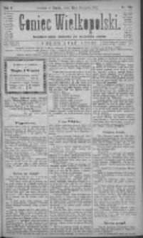 Goniec Wielkopolski: najtańsze pismo codzienne dla wszystkich stanów 1881.08.17 R.5 Nr186