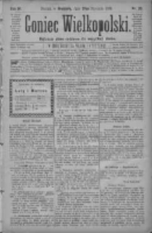 Goniec Wielkopolski: najtańsze pismo codzienne dla wszystkich stanów 1880.01.25 R.4 Nr20