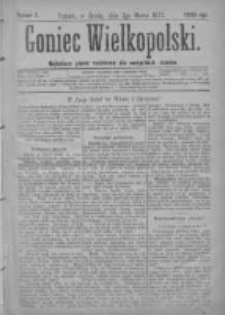 Goniec Wielkopolski: najtańsze pismo codzienne dla wszystkich stanów 1877.03.07 Nr7