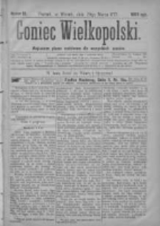 Goniec Wielkopolski: najtańsze pismo codzienne dla wszystkich stanów 1877.03.20 Nr18