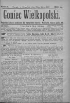 Goniec Wielkopolski: najtańsze pismo codzienne dla wszystkich stanów 1877.03.29 Nr26
