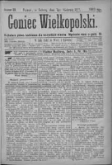 Goniec Wielkopolski: najtańsze pismo codzienne dla wszystkich stanów 1877.04.07 Nr33