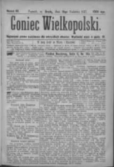 Goniec Wielkopolski: najtańsze pismo codzienne dla wszystkich stanów 1877.04.18 Nr42