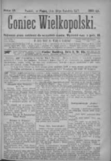 Goniec Wielkopolski: najtańsze pismo codzienne dla wszystkich stanów 1877.04.27 Nr50