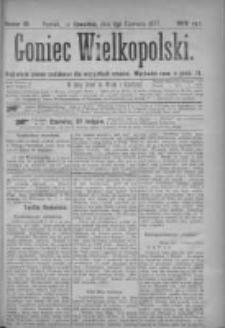 Goniec Wielkopolski: najtańsze pismo codzienne dla wszystkich stanów 1877.06.07 Nr81