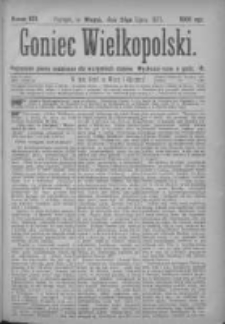 Goniec Wielkopolski: najtańsze pismo codzienne dla wszystkich stanów 1877.07.24 Nr120