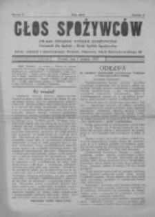 Głos Spożywców. 1920. Nr2