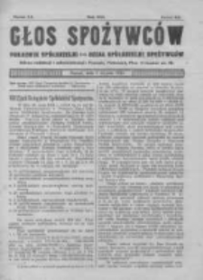 Głos Spożywców. 1924. Nr4-8