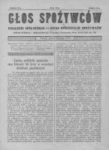 Głos Spożywców. 1924. Nr9-11