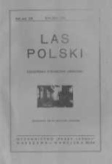 Las Polski. 1939 R.19 nr1