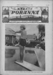 Gazeta Poranna:ilustrowana kronika tygodniowa 1926.03.15 Nr53