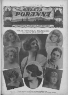 Gazeta Poranna:ilustrowana kronika tygodniowa 1926.07.19 Nr71
