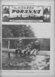 Gazeta Poranna:ilustrowana kronika tygodniowa 1926.08.02 Nr73