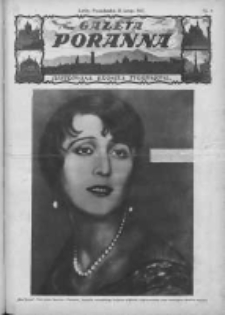Gazeta Poranna:ilustrowana kronika tygodniowa 1927.02.21 Nr8
