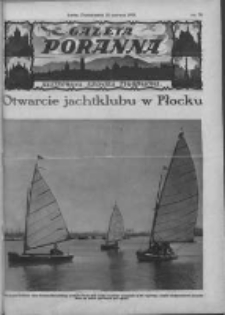 Gazeta Poranna:ilustrowana kronika tygodniowa 1928.06.25 Nr26