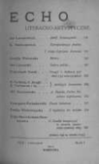 Echo Literacko-Artystyczne. 1912 R.1 nr2
