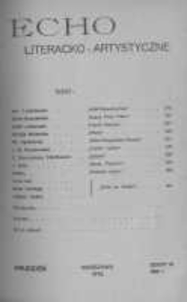 Echo Literacko-Artystyczne. 1912 R.1 nr3