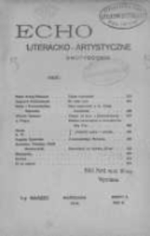Echo Literacko-Artystyczne. 1914 R.3 nr5
