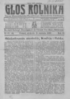 Głos Rolnika. Organ Chrześcijańsko-Narodowego Stronnitwa Rolniczego. R. II. 1922. Nr. 3