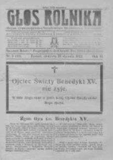 Głos Rolnika. Organ Chrześcijańsko-Narodowego Stronnitwa Rolniczego. R. II. 1922. Nr. 5