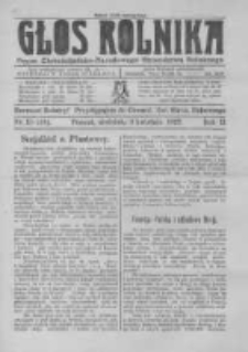 Głos Rolnika. Organ Chrześcijańsko-Narodowego Stronnictwa Rolniczego. R. II. 1922. Nr15