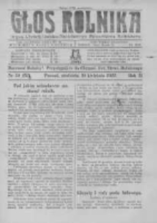 Głos Rolnika. Organ Chrześcijańsko-Narodowego Stronnitwa Rolniczego. R. II. 1922. Nr. 18