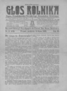 Głos Rolnika. Organ Chrześcijańsko-Narodowego Stronnictwa Rolniczego. R. II. 1922. Nr31