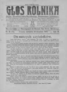 Głos Rolnika. Organ Chrześcijańsko-Narodowego Stronnictwa Rolniczego. R. II. 1922. Nr37