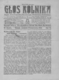 Głos Rolnika. Organ Chrześcijańsko-Narodowego Stronnictwa Rolniczego. R. II. 1922. Nr41