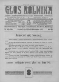 Głos Rolnika. Organ Chrześcijańsko-Narodowego Stronnictwa Rolniczego. R. II. 1922. Nr46