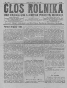 Głos Rolnika. Organ Chrześcijańsko-Narodowego Stronnictwa Rolniczego. R. II. 1922. Nr49
