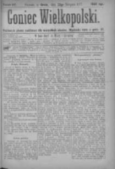 Goniec Wielkopolski: najtańsze pismo codzienne dla wszystkich stanów 1877.08.22 Nr144
