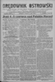 Orędownik Ostrowski: pismo na powiat Ostrowski oraz miast Ostrowa, Odolanowa, Sulmierzyc, Raszkowa i Skalmierzyc 1933.05.30 R.82 Nr43