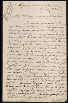 Listy Ręczyńskiego Jerzego do Niedźwieckiego