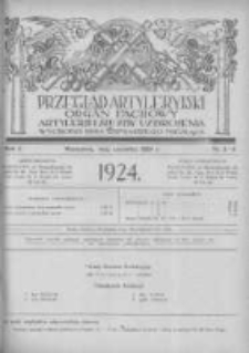 Przegląd Artyleryjski: organ fachowy artylerji i służby uzbrojenia 1924.05/06.15 R.2 Nr5/6