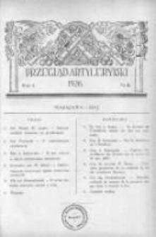 Przegląd Artyleryjski 1926 maj R.4 Nr5
