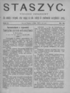 Staszyc: tygodnik obrazkowy dla oświaty i rozrywki, oraz mający na celu zachętę do zamiłowania oszczędności i pracy 1889.05.04 R.1 Nr18