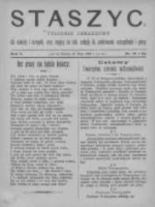 Staszyc: tygodnik obrazkowy dla oświaty i rozrywki, oraz mający na celu zachętę do zamiłowania oszczędności i pracy 1889.05.25 R.1 Nr21/22
