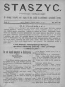 Staszyc: tygodnik obrazkowy dla oświaty i rozrywki, oraz mający na celu zachętę do zamiłowania oszczędności i pracy 1889.06.08 R.1 Nr25/26