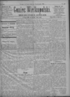Goniec Wielkopolski: najtańsze pismo codzienne dla wszystkich stanów 1897.10.01 R.21 Nr224