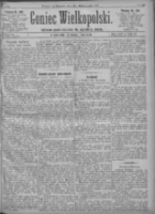 Goniec Wielkopolski: najtańsze pismo codzienne dla wszystkich stanów 1897.10.17 R.21 Nr238