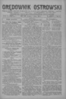 Orędownik Ostrowski: pismo na powiaty Ostrowski i Odolanowski oraz miast Ostrowa, Odolanowa, Sulmierzyc i Raszkowa 1932.02.02 R.81 Nr10