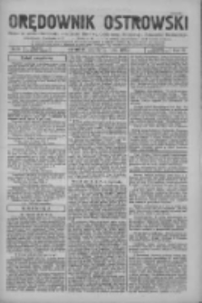 Orędownik Ostrowski: pismo na powiaty Ostrowski i Odolanowski oraz miast Ostrowa, Odolanowa, Sulmierzyc i Raszkowa 1932.07.19 R.81 Nr58